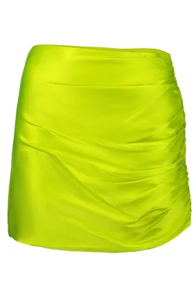 Ruched Mini Skirt