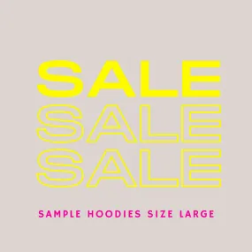 SAMPLE HOODIES SIZE LARGE