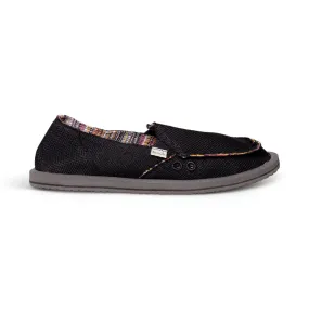 Sanuk Donna Hemp Black Shoes - Women's