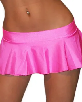 Sexy Hot Pink Extreme Ruffle 12 Inch Mini Skirt