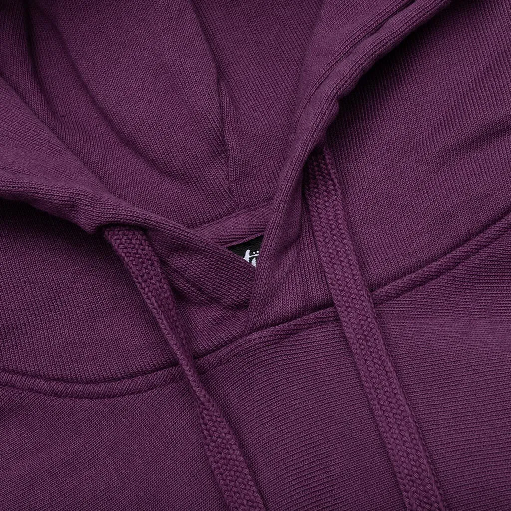 Skull & Bones Pigment Dyed Hood - Purple