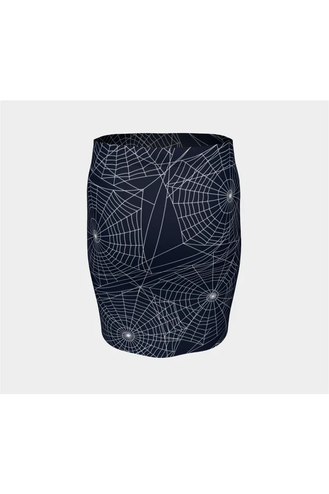 Spiderweb Fitted Skirt