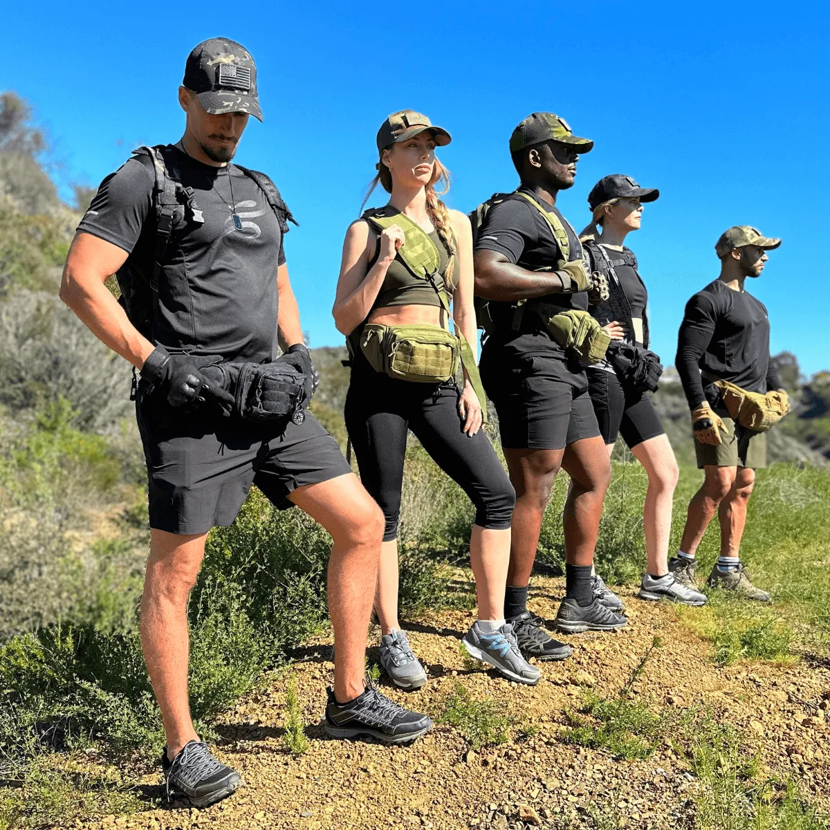 Tactical-Style Patch Hat With Adjustable Strap