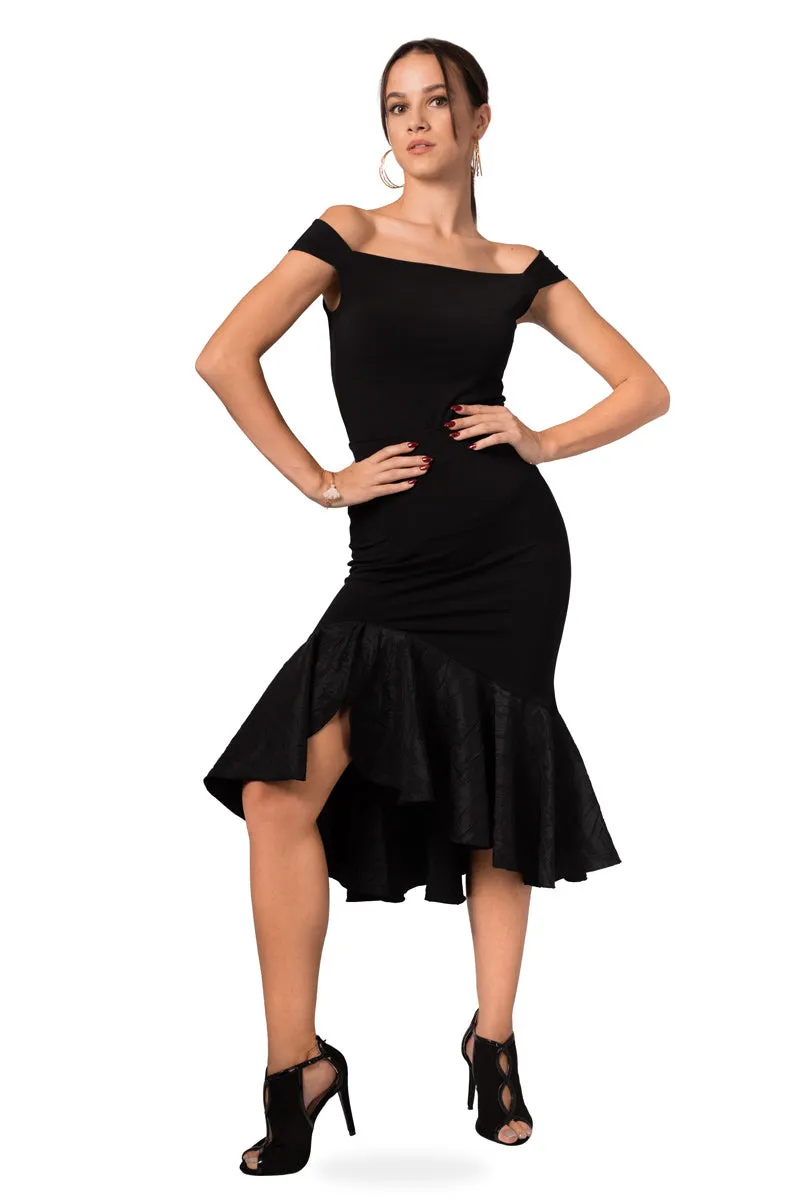 Tango Skirt With Taffeta Ruffles