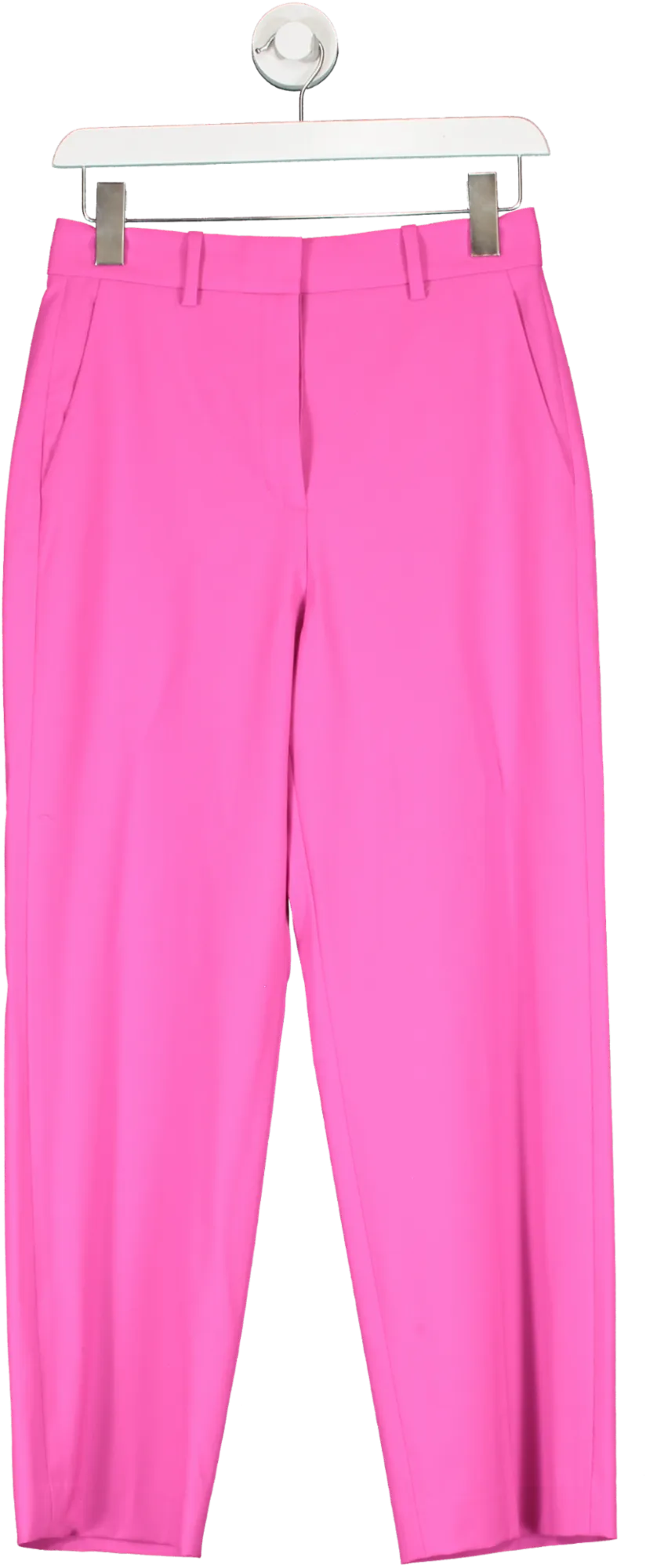 Theory Pink Pleated Wool-blend Pants UK 8