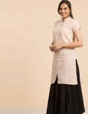 Vegan Handwoven Women Mangalgiri Cotton Kurta