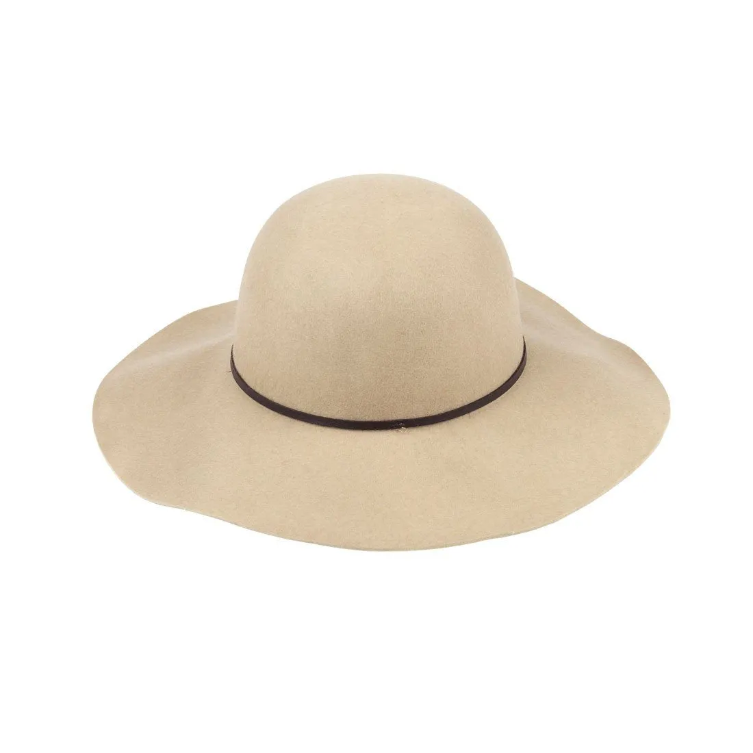 Viv & Lou Natural Wool Floppy Hat